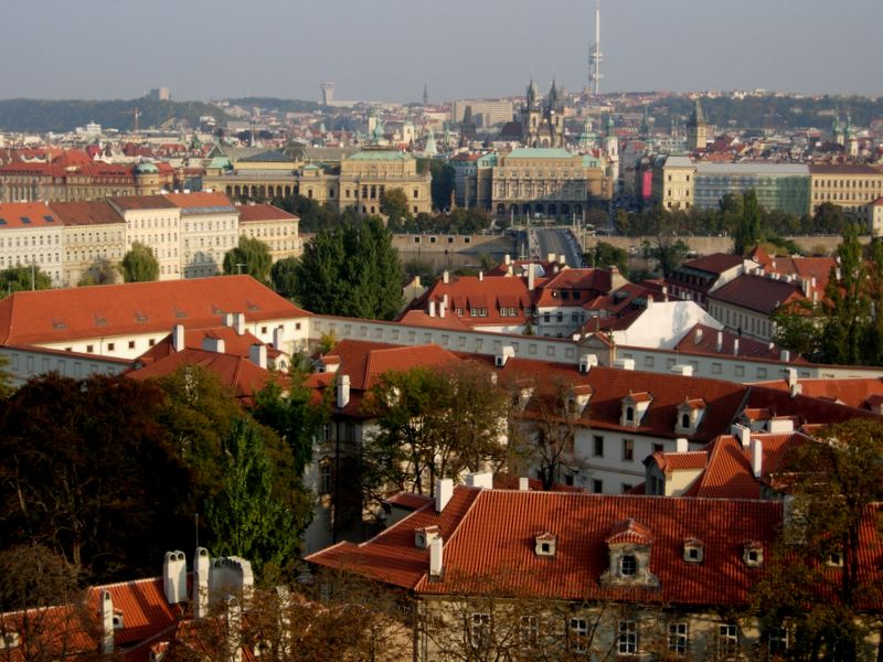 Manesuv Bridge linking the Vltava banks