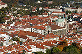 Red roofs in the autumn colours