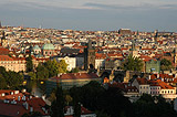 Charles Bridge and Prague roofs