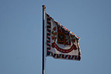 Praguese flag in the wind