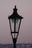 A lamp and the city