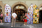 Souvenir shops on Celetna Street