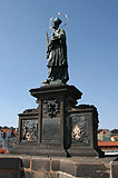 Statue on Charles Bridge