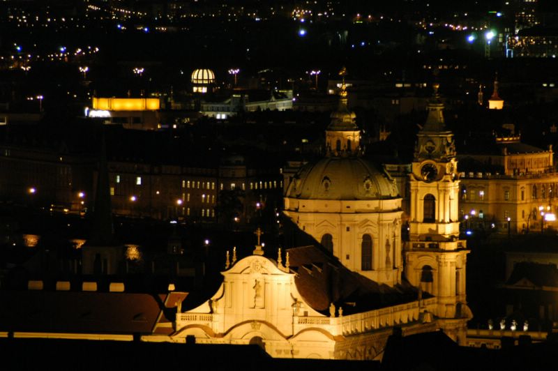 St. Nicholas Church night view