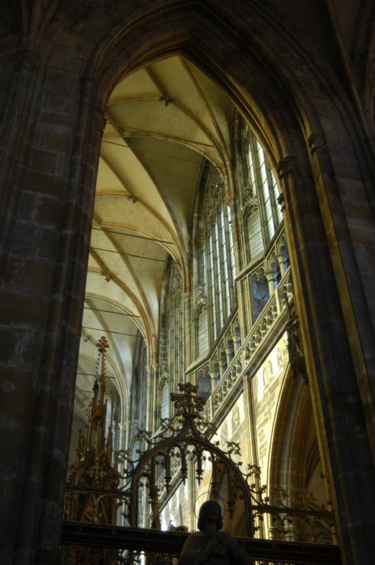 Ribbed vaulting at St Vitus Cathedral