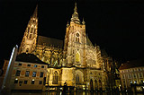 St Vitus Cathedral at night