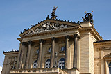 Decorated pediment of State Opera