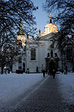 Winter path to the Strahov Monastery