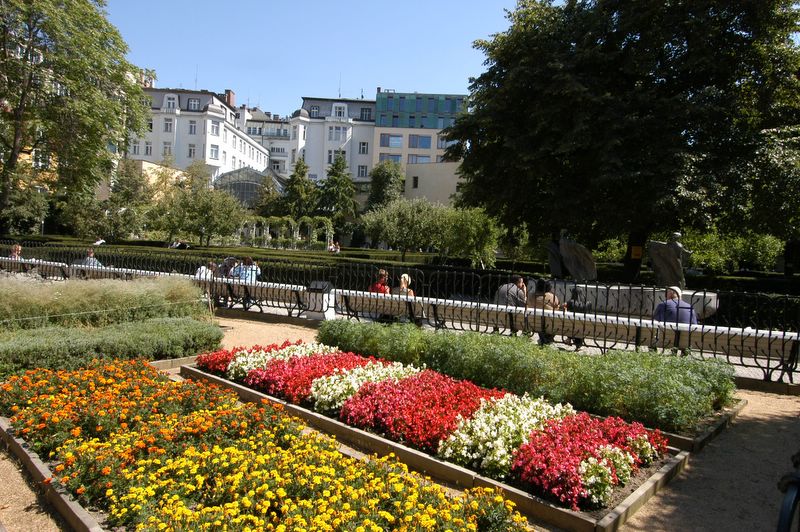 Franciscan Garden (between Wenceslas Square and Mustek)