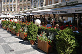 Old Town Square terraces