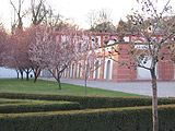 Troja Chateau garden in spring