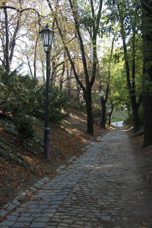 Stoned paths at Vysehrad