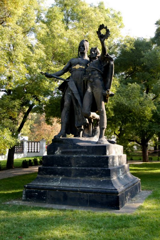 Statues at Vysehrad