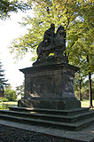 The statue of St. Wenceslas at Vysehrad