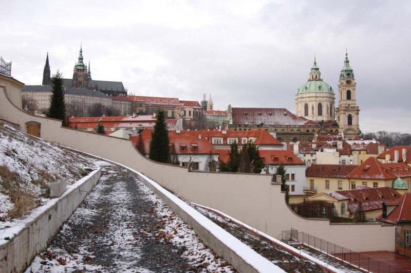View at Prague Castle and Lesser Town