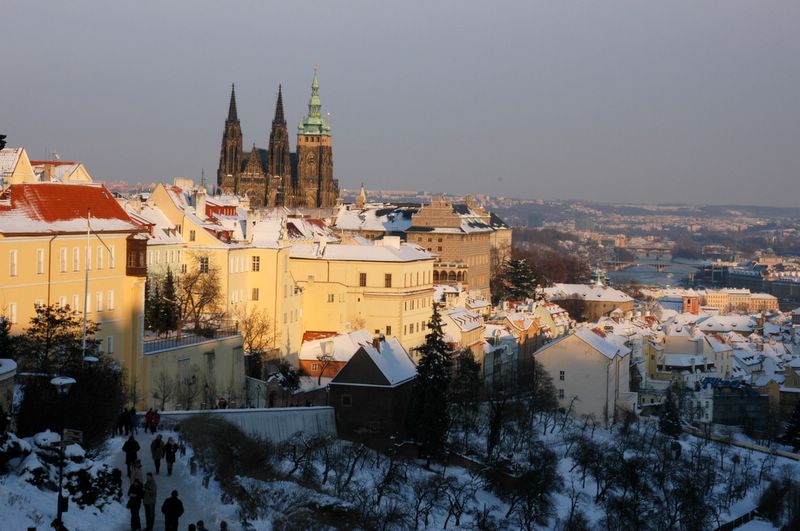 St Vitus Cathedral, Hradcany and Prague bridges